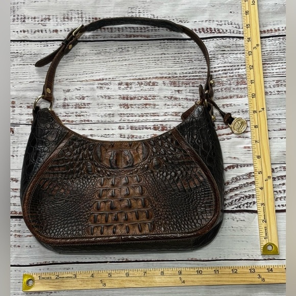 Brahmin Karissa Embossed Leather Shoulder Bag - Picture 9 of 12